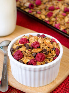 Raspberry Chocolate Chip Granola Pic