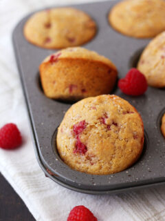 Raspberry Lemon Corn Muffins Image