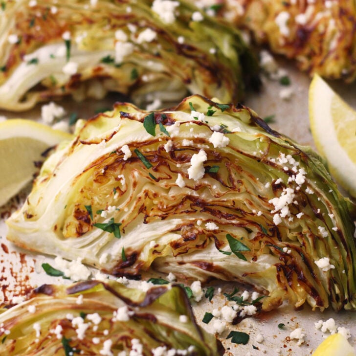 Roasted Cabbage Wedges Photo