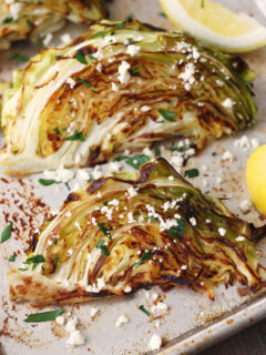 Roasted Cabbage Wedges Pic