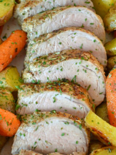 Rosemary Pork Tenderloin Sheet Pan Dinner Pic
