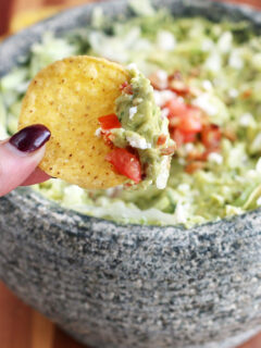 BLT Goat Cheese Guacamole Pic