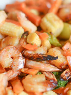 Gluten Free Air Fryer Honey Garlic Shrimp Image