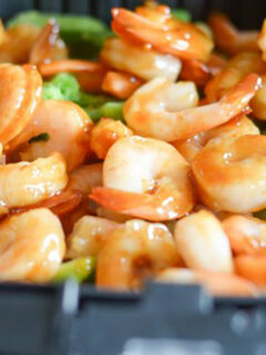 Gluten Free Air Fryer Honey Garlic Shrimp Pic