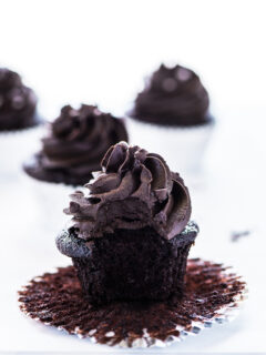 Gluten Free Double Chocolate Cupcakes Image