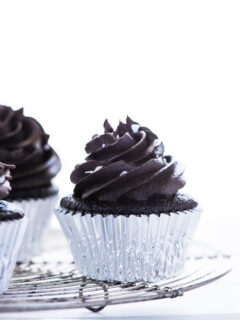 Gluten Free Double Chocolate Cupcakes Picture