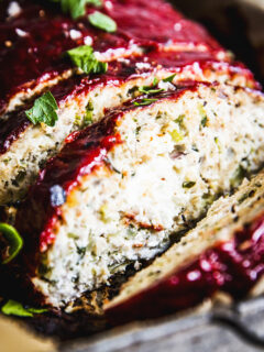 Greek Turkey Zucchini Meatloaf Pic