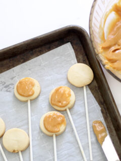 Homemade Twix Cookie Pops Image
