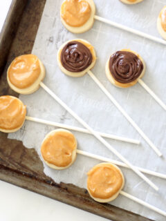 Homemade Twix Cookie Pops Pic