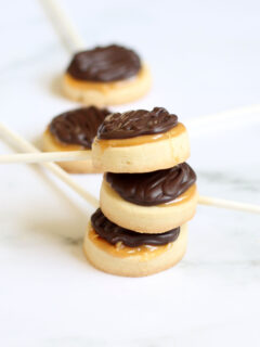 Homemade Twix Cookie Pops Picture