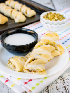 Lemon Pistachio Crescent Twists Image