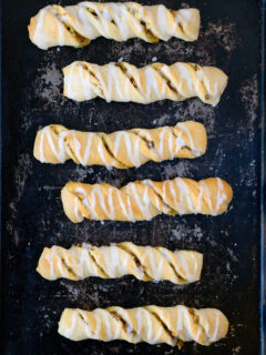 Lemon Pistachio Crescent Twists Picture