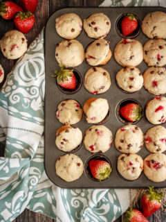 Mini Strawberry Chocolate Chip Muffins Picture