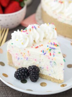 No Bake Funfetti Cheesecake Image