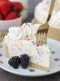 No Bake Funfetti Cheesecake Pic