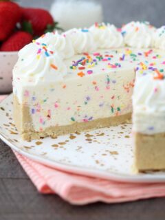 No Bake Funfetti Cheesecake Picture