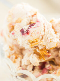 No Churn Peanut Butter & Jelly Ice Cream Pic