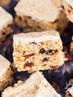 Oatmeal Raisin Rice Krispie Treats Image