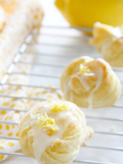 Puff Pastry Lemon Knots Picture