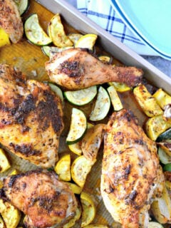 Sheet Pan Chicken and Squash Dinner Photo