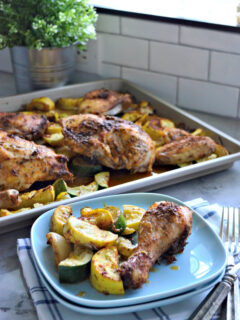 Sheet Pan Chicken and Squash Dinner Pic