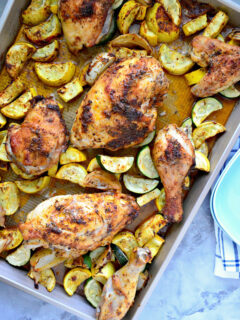 Sheet Pan Chicken and Squash Dinner Picture