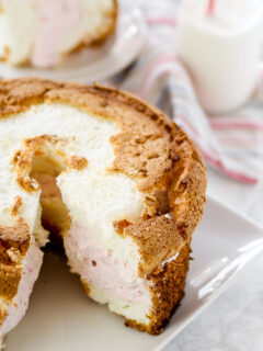 Strawberry Cream Angel Cake Picture