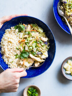 Thai Pineapple Paleo Chicken Curry with Coconut Milk Pic