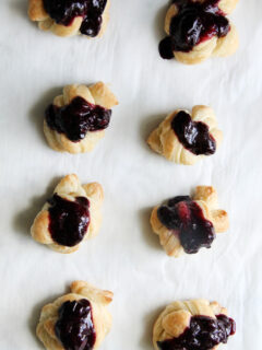 Easy Puff Pastry Blueberry Knots Image