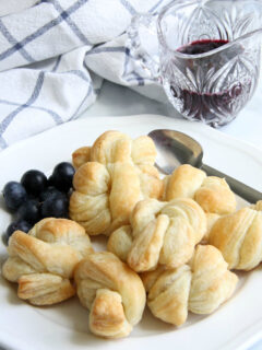 Easy Puff Pastry Blueberry Knots Picture