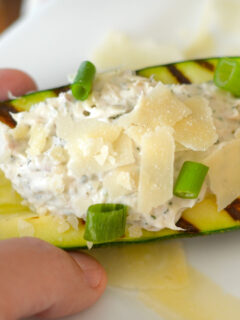 Gluten Free Chicken Salad Zucchini Boats Image