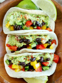Guacamole Veggie Tacos Pic