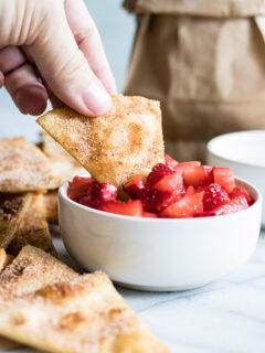 Cinnamon Tortilla Chips Picture