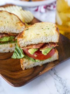 Garlic Bread BLT Image