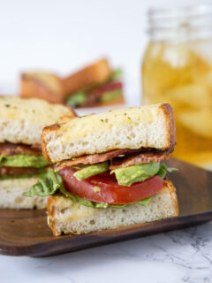 Garlic Bread BLT Picture