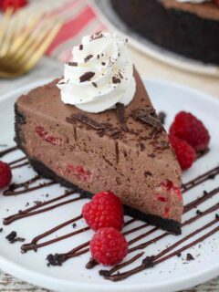 No-Bake Chocolate Raspberry Cheesecake Picture