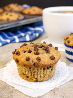 Peanut Butter Chocolate Chip Banana Muffins Pic