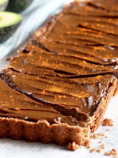 Spicy Chocolate Avocado Tart Photo