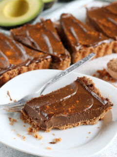 Spicy Chocolate Avocado Tart Pic