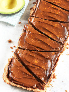 Spicy Chocolate Avocado Tart Picture