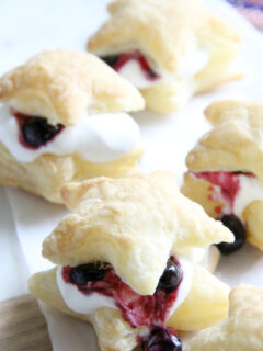 Blueberry Cream Puffs Image