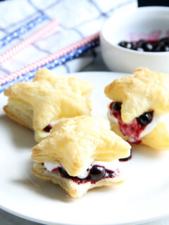 Blueberry Cream Puffs Pic