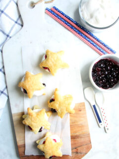 Blueberry Cream Puffs Picture