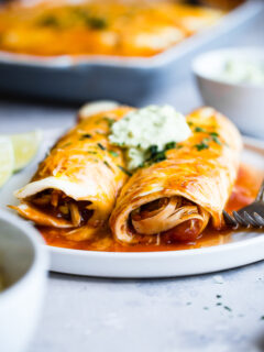 Healthy Chicken Enchiladas Pic