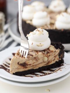 No Bake Mocha Fudge Pie Pic