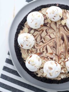 No Bake Mocha Fudge Pie Picture
