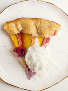 Peach Raspberry Galette Picture