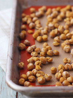 Toaster Oven Roasted Chickpeas Image
