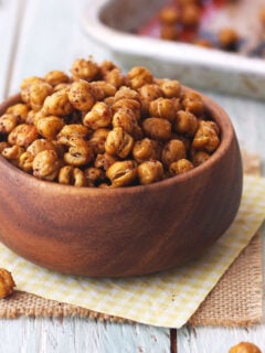 Toaster Oven Roasted Chickpeas Photo