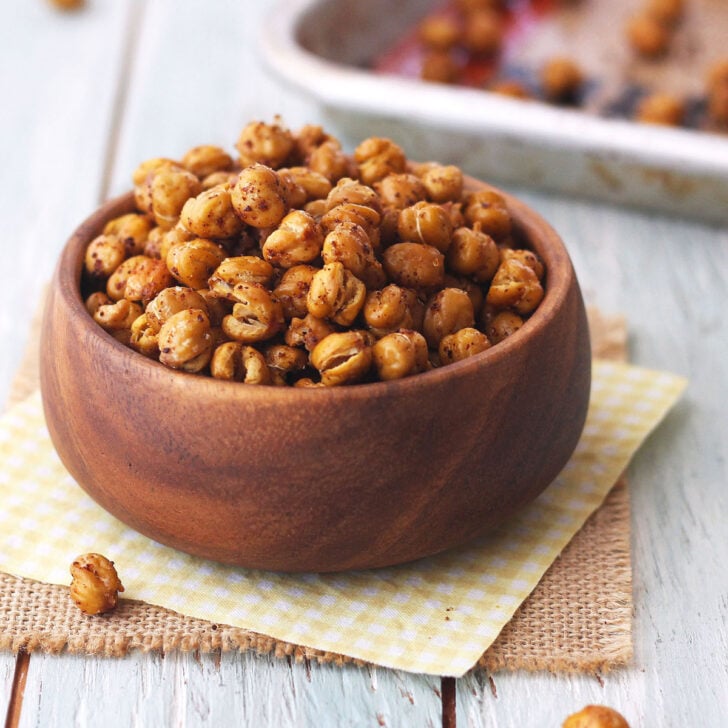Toaster Oven Roasted Chickpeas Photo